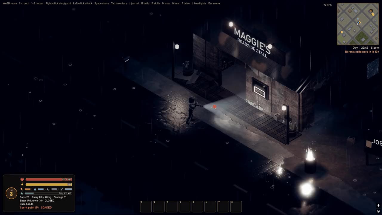 Video: Back at Maggie's in the rain